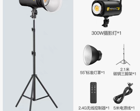 转卖抖音300W影射灯拍照补光灯摄影直播专...