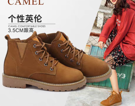 转卖【双11狂欢价】骆驼女鞋2018冬季新...