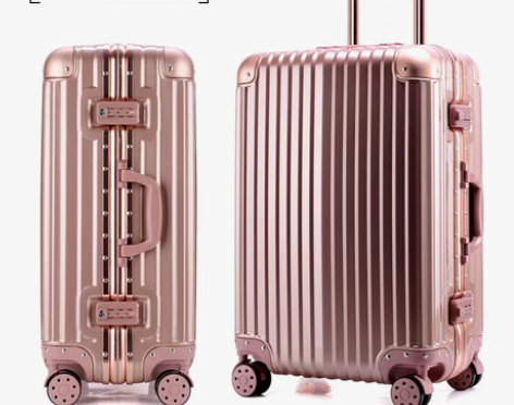 转卖北爱铝框旅行箱包皮箱行李箱拉杆箱万向轮...