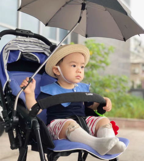 转卖美国Nuby婴儿推车遮阳伞儿童宝宝防晒...