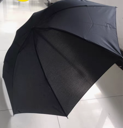 全新黑色雨伞 不是自动打开的，手动推开的 ...