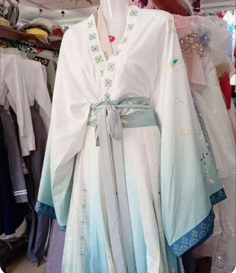 汉服工厂直销原创正品晋制汉服女中国风交领齐...