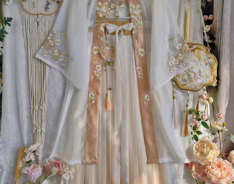 转卖玉术原创汉服女【桃花源记】宋制齐腰褶裙...