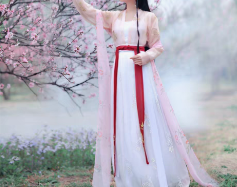 转卖如梦霓裳汉服女装对襟齐腰襦裙[蝶恋花]...