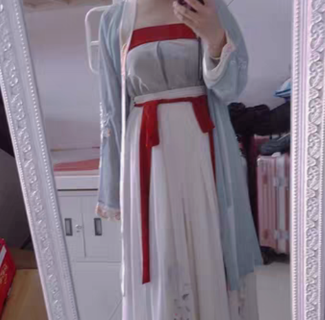 包邮茗月萱【芙蓉】原创正版汉服，超级显瘦，...