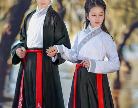 转卖如梦霓裳春款汉服女装交领襦裙乱世天马山...