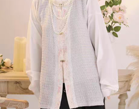 包邮汉服清梳比甲全新有吊牌，并不适合我，包...