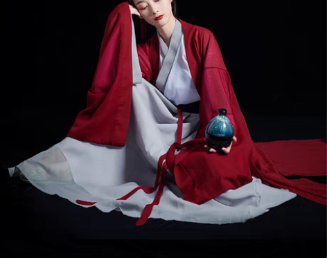 转卖侠客汉服女红颜古装魏晋风飘逸仙气古风中...