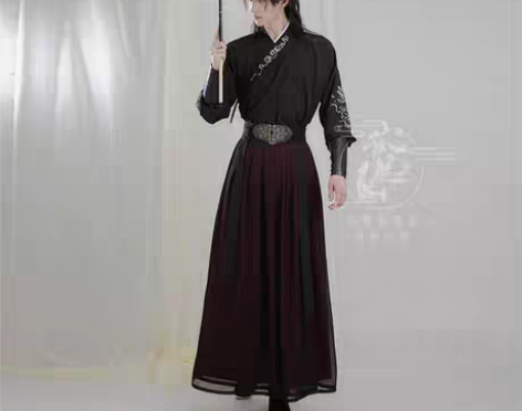 转卖孤鲤原创汉服男女春夏侠客帅气酷非古装日...