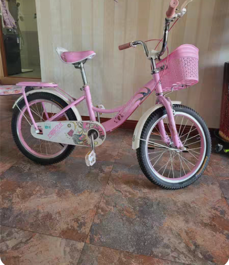 上海永久儿童自行车有防伪码，没骑几次孩子大...