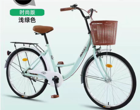 包邮自行车成人26寸女式轻便男女学生大人韩...