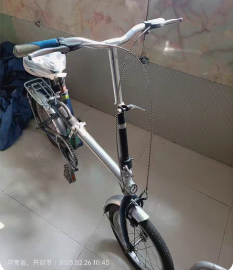 这个车可以全部折叠，可以上火车。 感兴趣的...