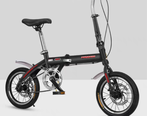 转卖凤凰儿童自行车折叠小学生中大单车6-7...