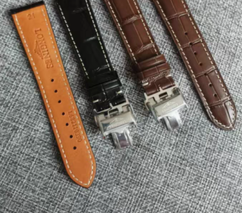 包邮浪琴手表带真皮皮带男女名匠表带L2L4...