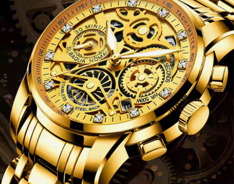 转卖正品牌瑞士手表男士全镂空机械表全自动防...