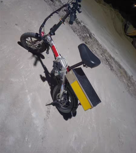 纯电100公里折叠电动自行车小型电动车锂电...