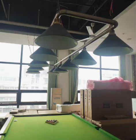 闲置台球桌，台球桌+上面这个灯+球杆若干，...