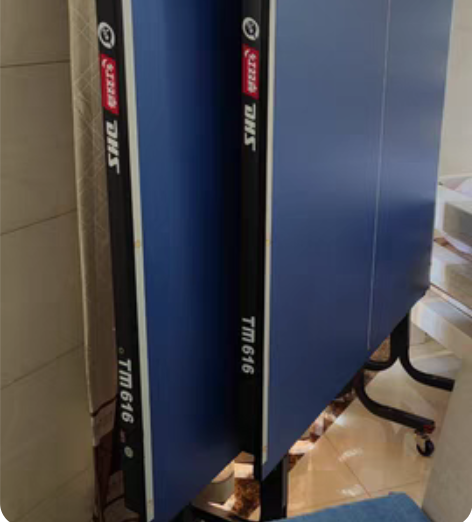 乒乓球桌99新，实物与照片一模一样 感兴趣...