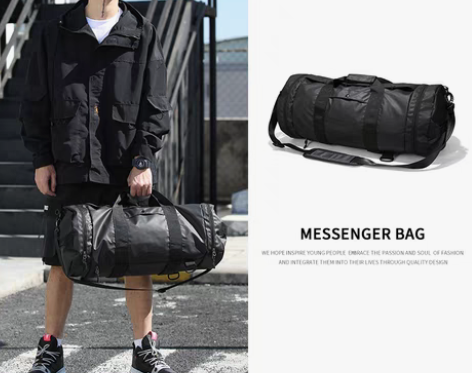 转卖旅行包大容量男运动包手提单肩行李袋篮球...