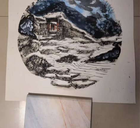 包邮管敬革作品 国家一级美术师，国家优秀艺...