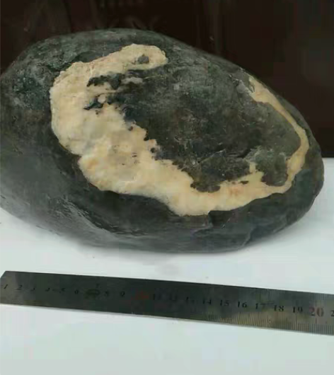 包邮嘉陵江奇石画面石: 白娘子醉酒(十二相...