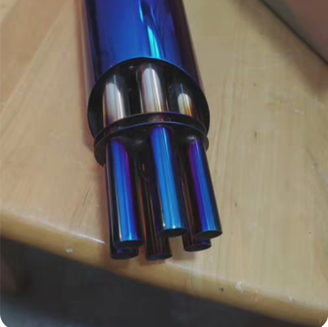 包邮摩托车改装排气管加特林机枪鬼火福喜格林...