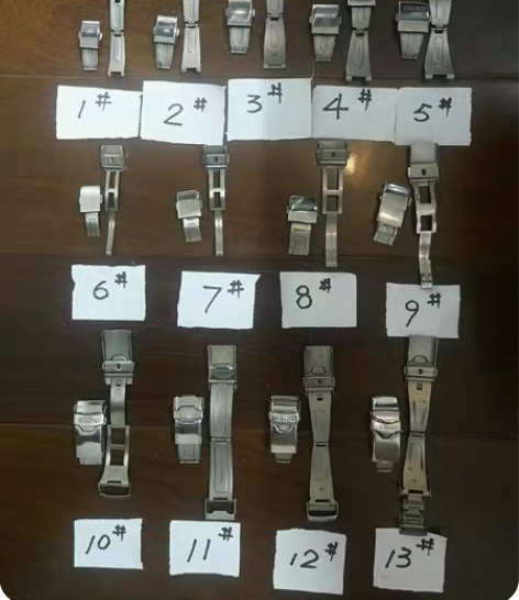 日本精工手表表扣，钛合金表带扣： 1号卡扣...