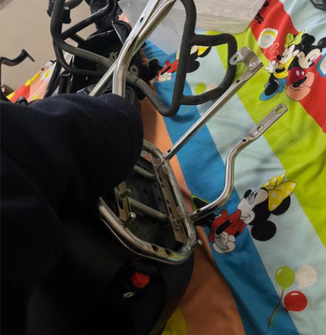 豪爵gzs150后尾箱，加后尾架，后尾架原...