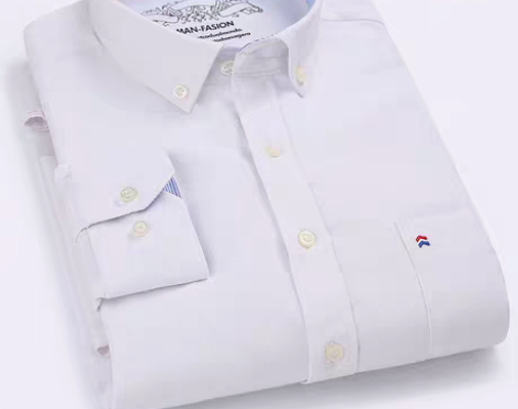 转卖男士保暖衬衫男长袖加绒加厚牛津纺修身大...