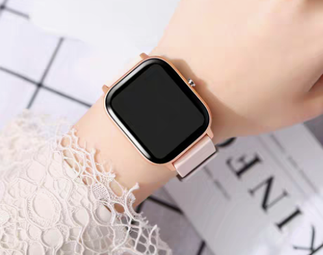 转卖智能手表女小米苹果通用测血压心率跑步计...