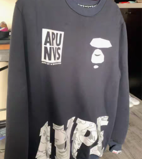 正品aape猿人头秋季套头男士卫衣 IT ...