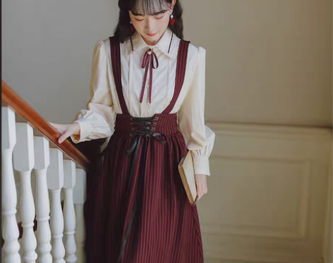 转卖2020年新款冬季套装两件套法式长裙子...