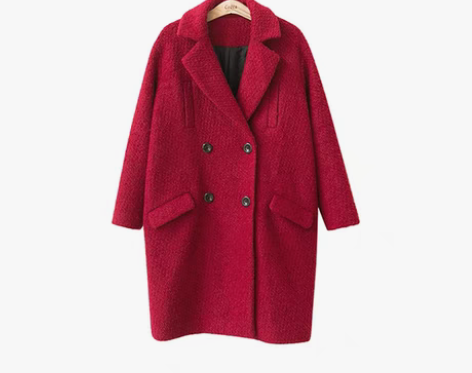 转卖[转卖]叙旧W3132/红日/红色羊毛...