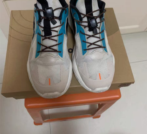 包邮361度，男大童，37码浅色运动休闲鞋...