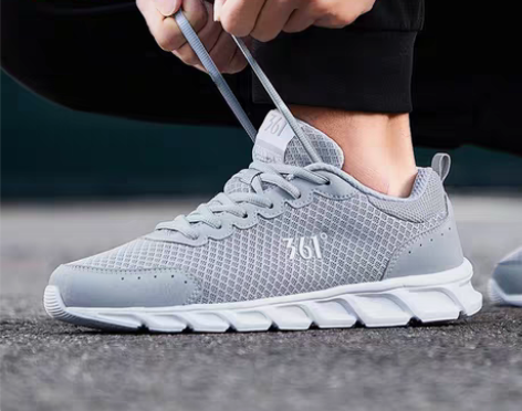 361男鞋运动鞋男2023春秋新款鞋子网面...