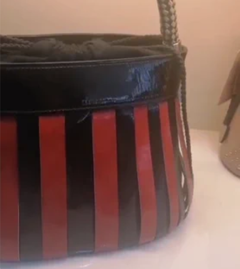 包邮万里马马桶包小号,手提带纯手工牛皮编织...