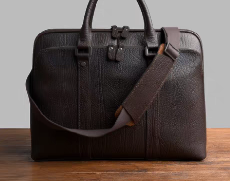 手提包 包包男款复古厚牛皮手拎公务包真皮手...