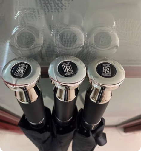 包邮全新捡漏！劳斯莱斯雨伞同款高端雨伞长柄...