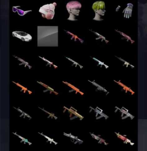 pubg帐号，4级不给糖m4，黑白迈凯轮，...