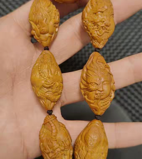 橄榄核雕刻高工2.0神魔一念之间 尺寸2....