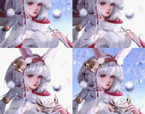 公孙离祈雪灵祝 四版本  带模糊条  原创...