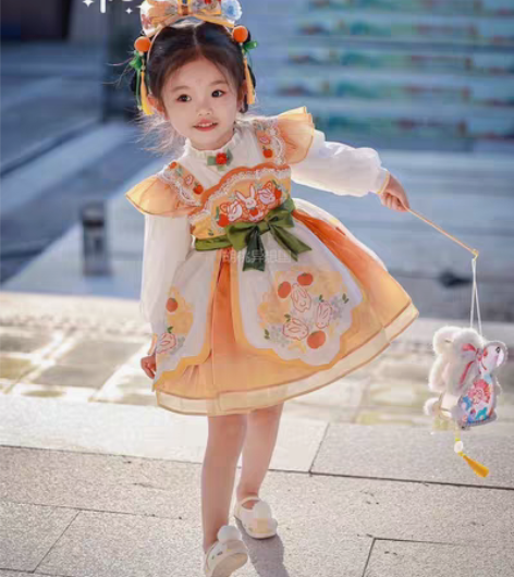 胡桃异想国 .花朝如约 正品100码裙子+...
