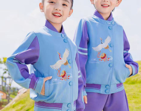 转卖小学生校服中国风汉服套装儿童民族风班服...