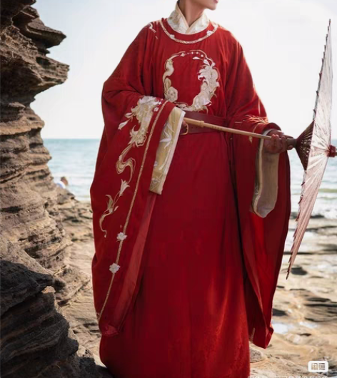 包邮出租 | 十三余 和合花开 宋制婚服出...