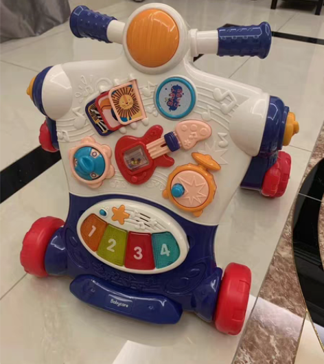 （全新）babycare婴儿学步车手推车多...