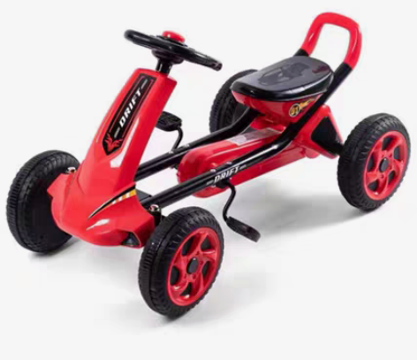 全新儿童卡丁车四轮脚踏自行车男女宝宝小孩可...