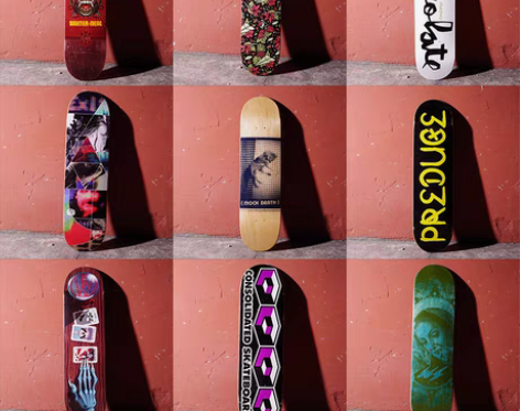 包邮进口双翘滑板板面,girl/,plan...