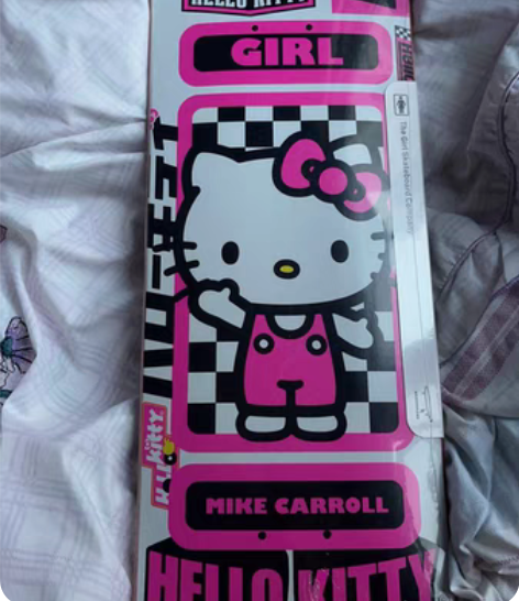 包邮Girl板面 hellokitty 三...