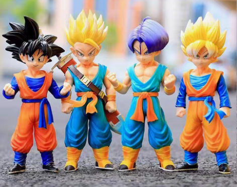 包邮七龙珠手办 特兰克斯 雅木茶孙悟天悟空...