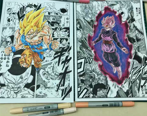 包邮龙珠手绘 孙悟空 扎马斯 纯手绘 纯手...